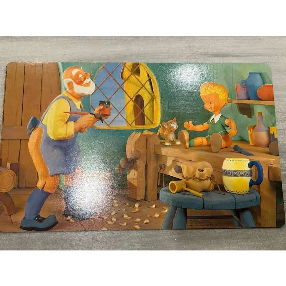 Vintage Maxwell Dorne Moppet Products Fairy Tale Placemats Set of 4 Double Sided